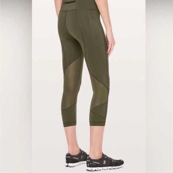Lululemon pace rival cropped leggings size 4 - Picture 2 of 7